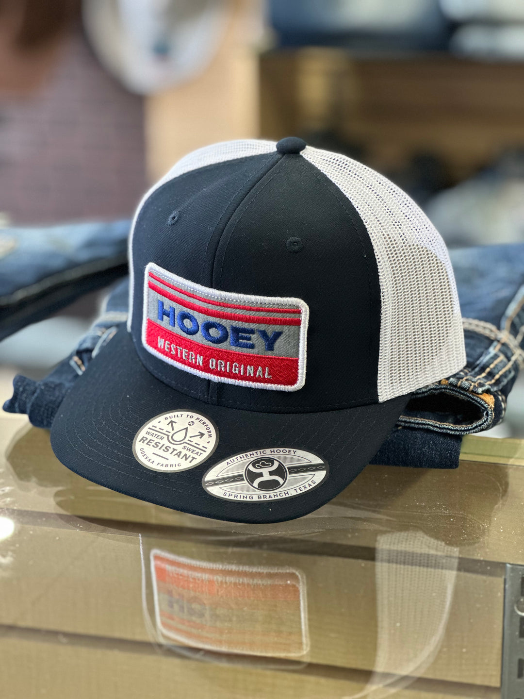 HOOEY WESTERN RED/BLU ORIGINAL SNAPBACK