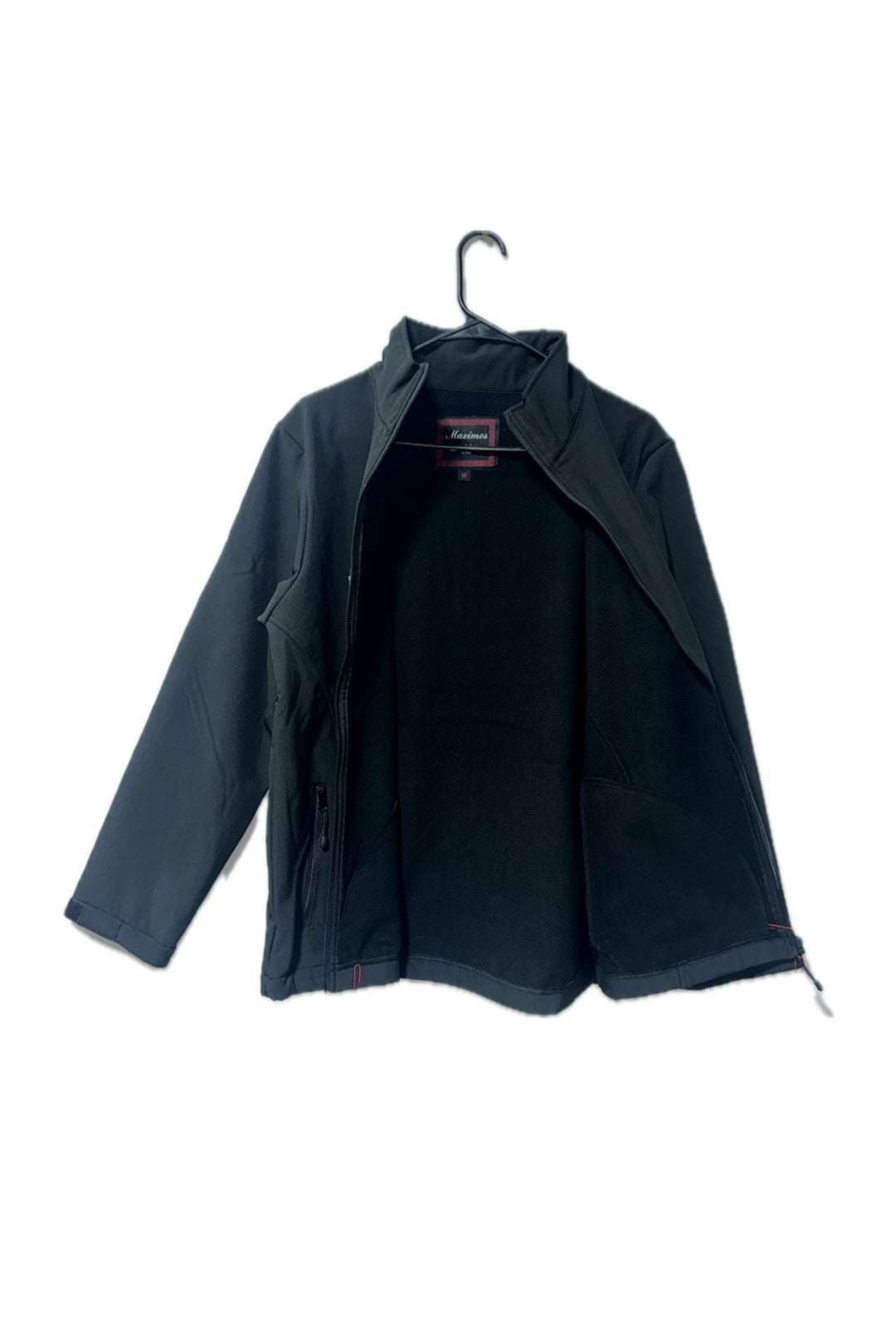 Black Collared Jacket Water Resistant