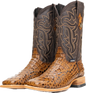 HONEY CROC SQUARE TOE BOOT