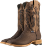 PYTHON BROWN SQUARE TOE BOOT