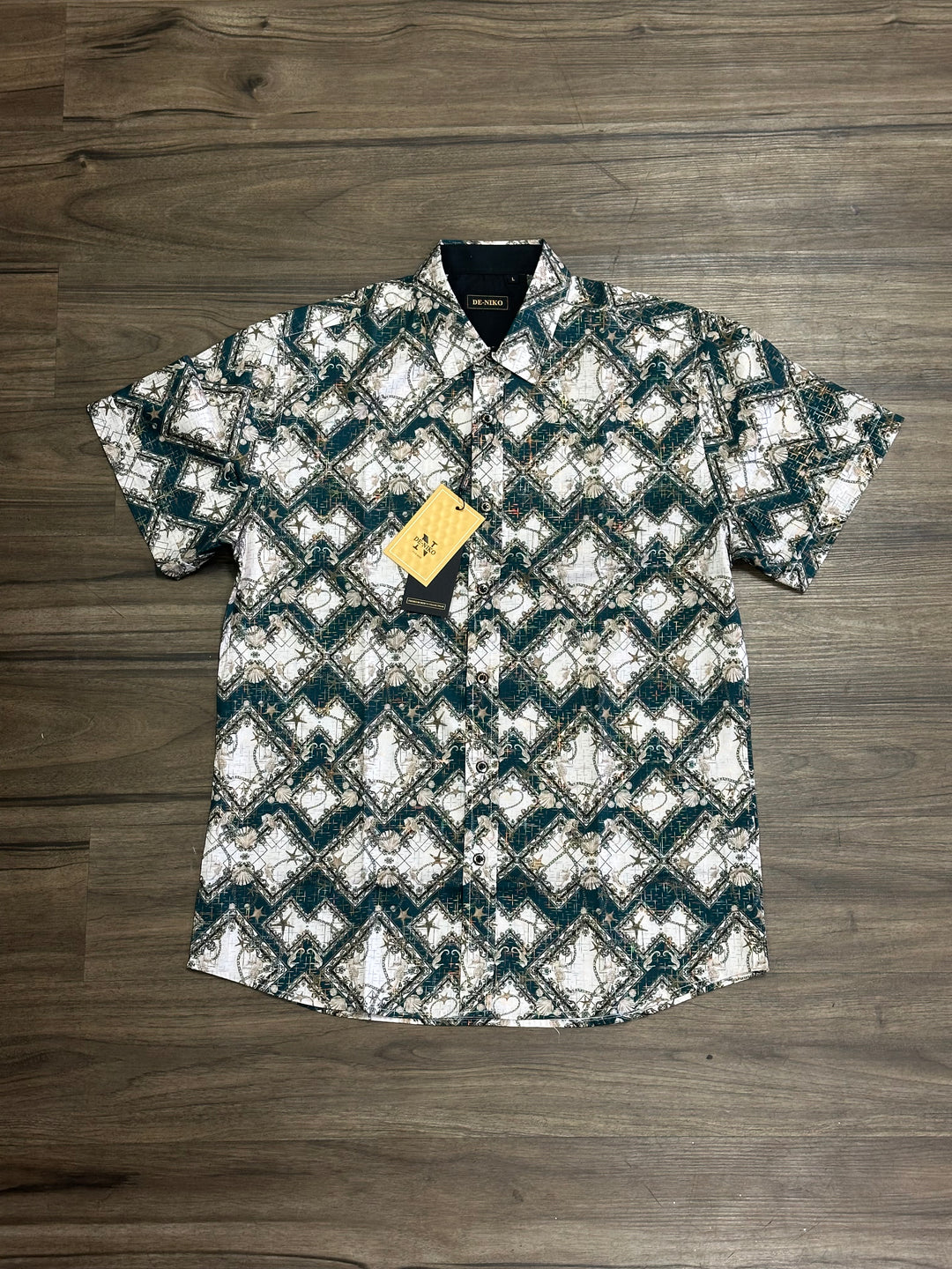 DeNikko Premium Short Sleeve Men Shirts