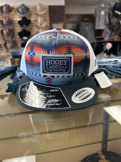 HOOEY TRIBAL BLUE/WHT SNAPBACK