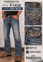 PATRON JEANS 1430 DIRTY BLUE