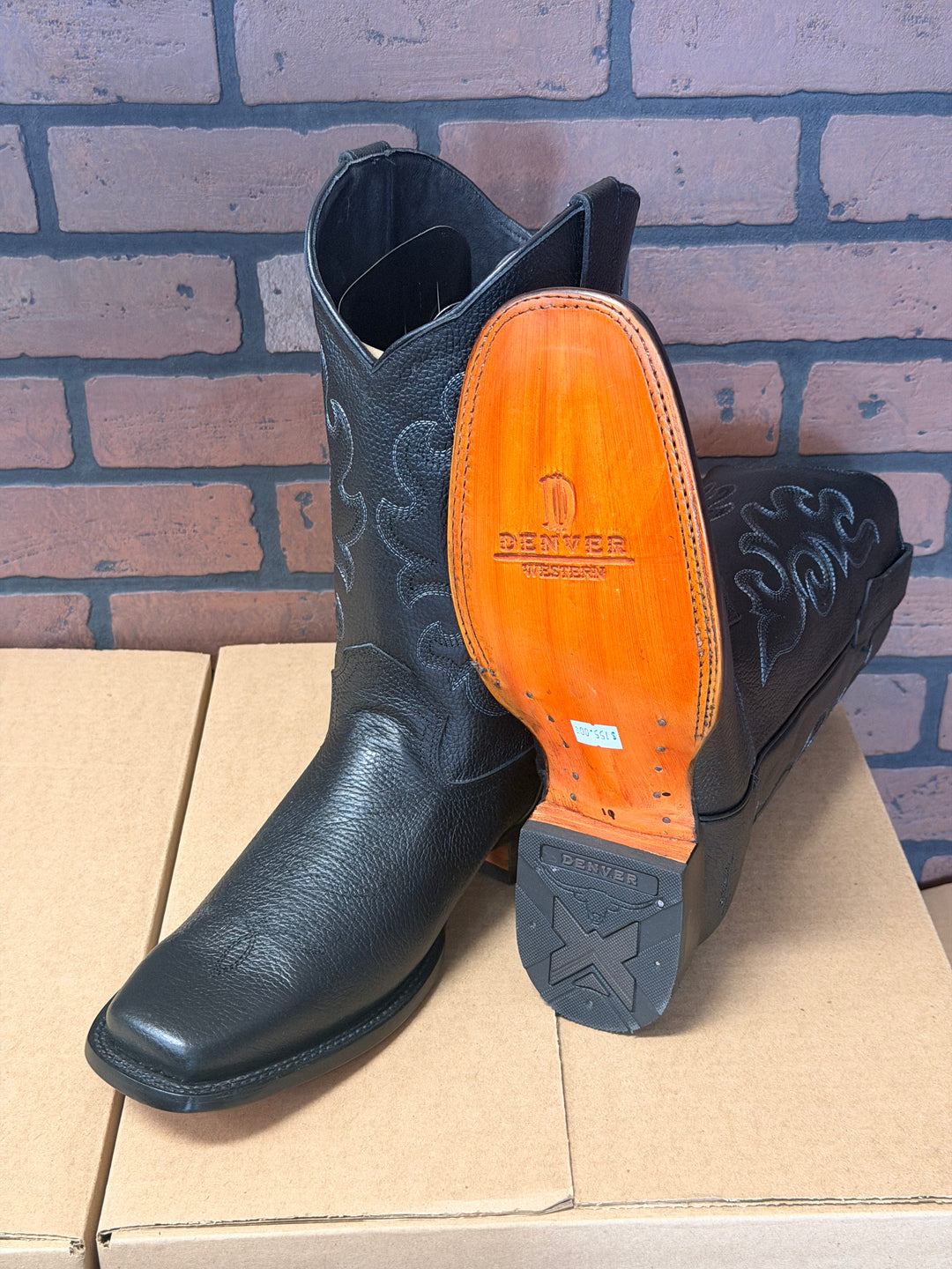 DENVER WESTERN BLACK BOOT