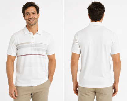 Contti Performance Polo Shirt White