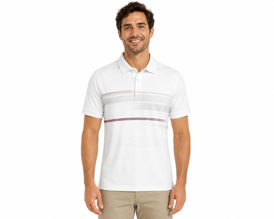 Contti Performance Polo Shirt White