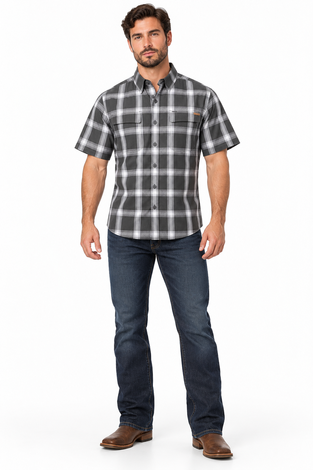Western Blue Performance Shirt- WBL-001