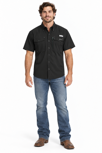 Western Blue Performance Shirt- WL-033