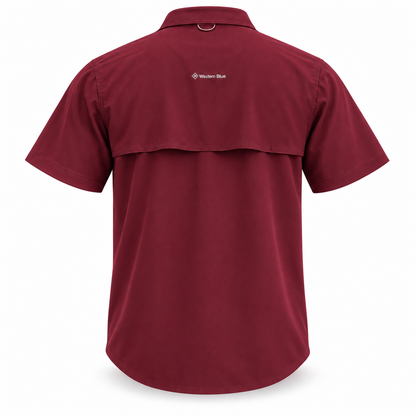 Western Blue Performance Shirt- WL-037