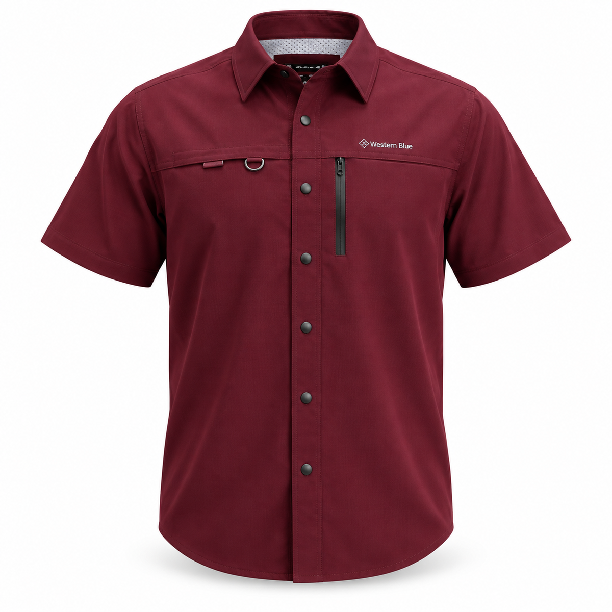 Western Blue Performance Shirt- WL-037