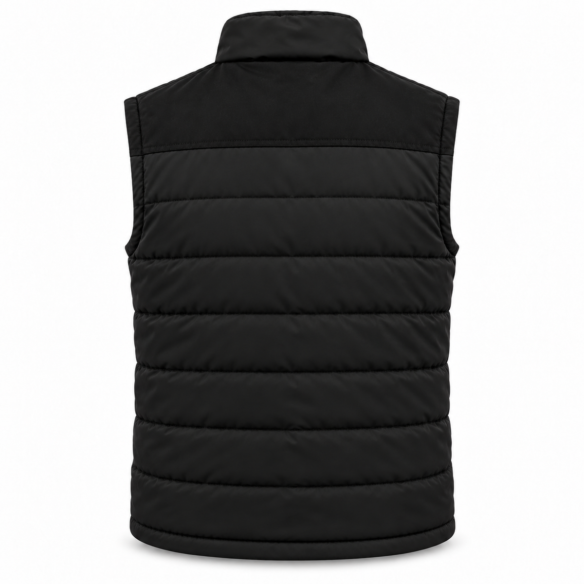 Men’s Black Quilted Western Vest – CT-2469