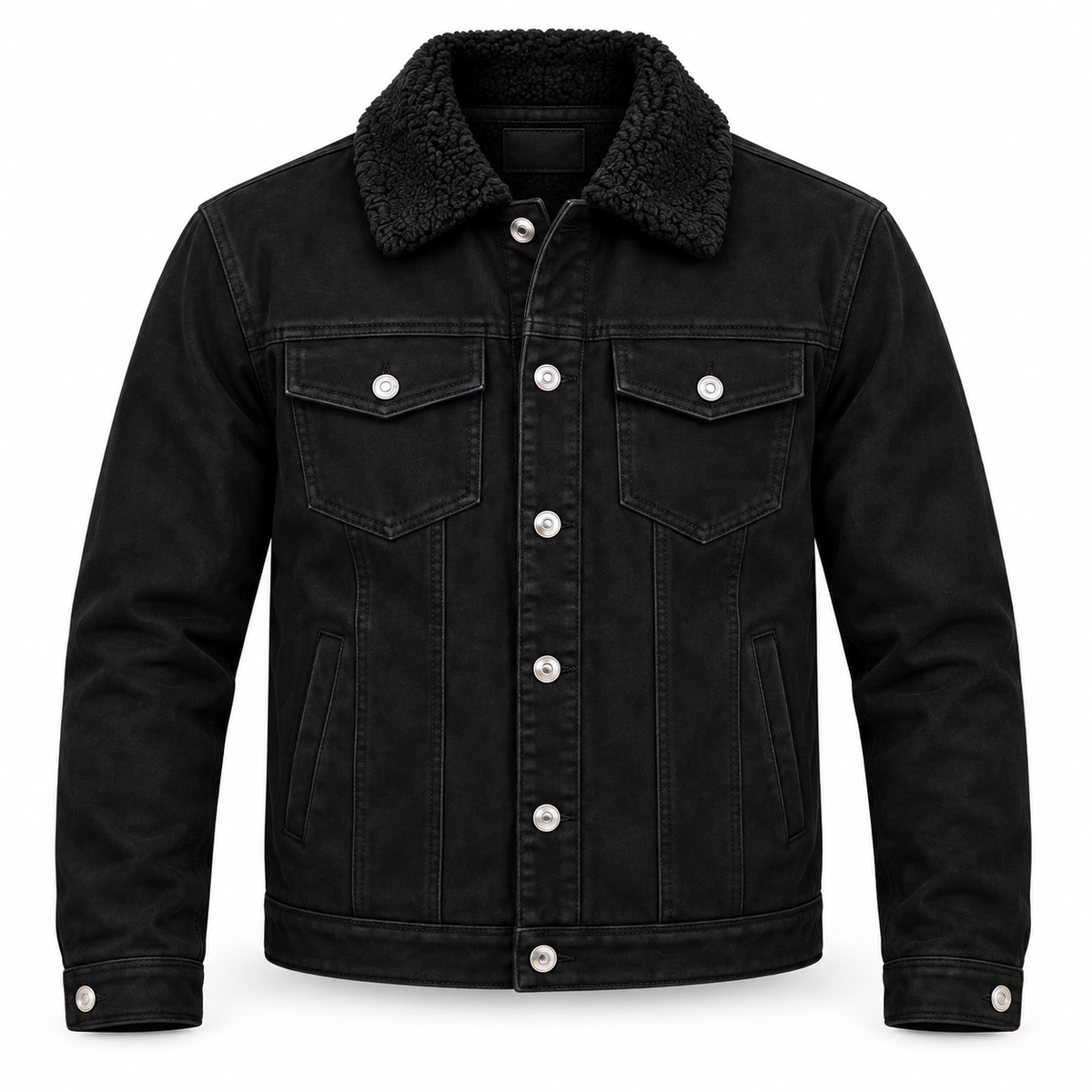 Men’s Black Suede Western Jacket – CT-2471